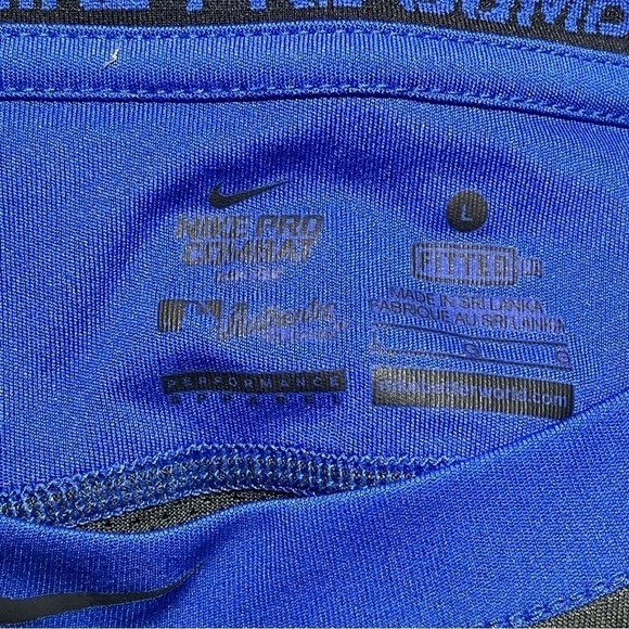 Nike Pro Combat Shirt Mens Large Ken Griffey Jr Swingman Fitted Blue Gray - Picture 4 of 11